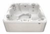 Caldera Capitolo spabad i Arctic White og PArchment kabinet