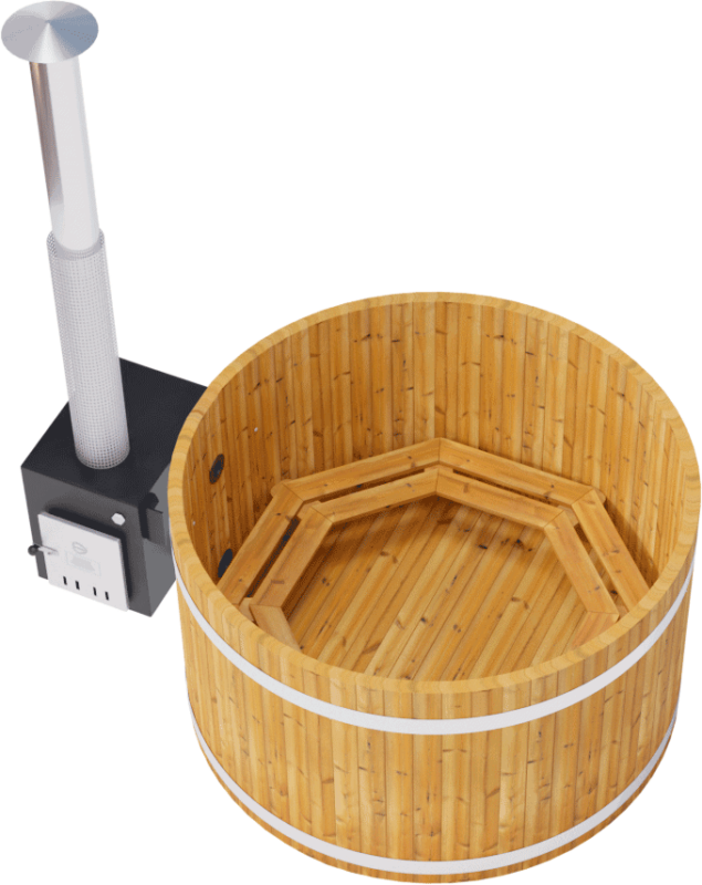 Vildmarksbad i massivt træ