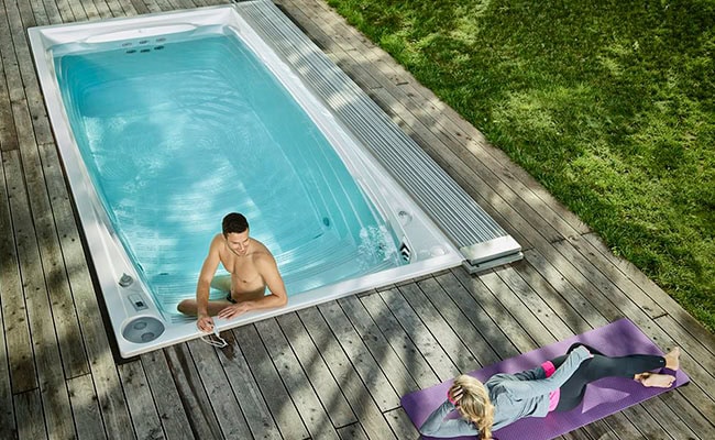 USSPA swimspa i terrasse