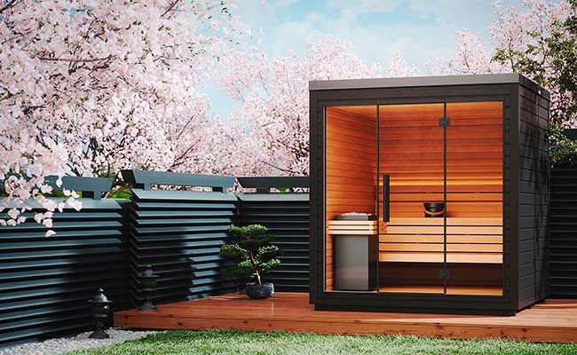 Auroom Mira L udendørs sauna