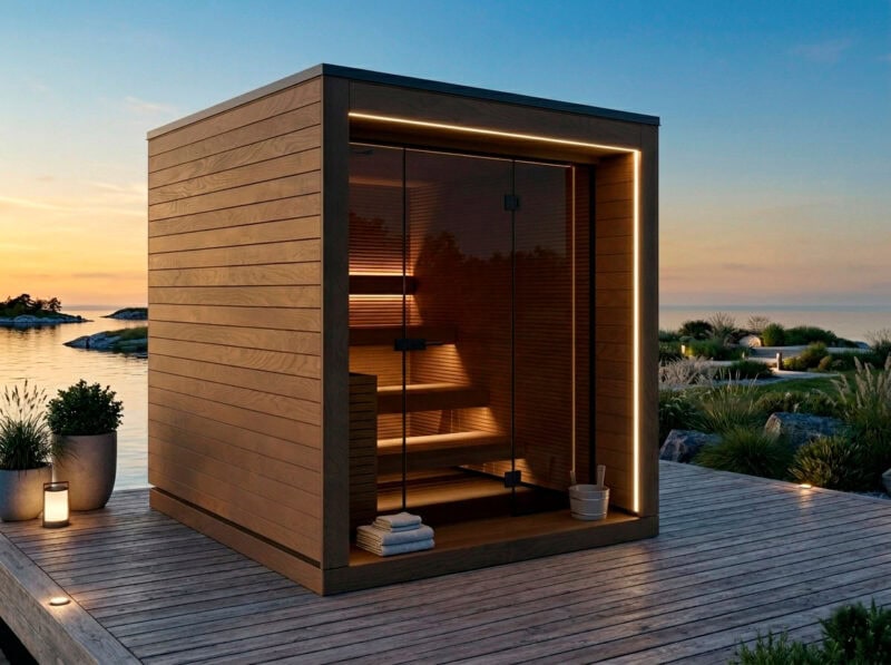 Auroom Aurea udendørs luksus sauna